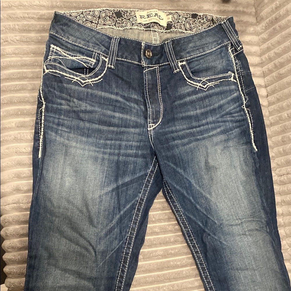Ariat Real Denim boot cut 32 R - Picture 4 of 4
